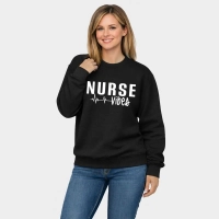 Simply Sage Market - Nurse Vibes Heartbeat  Women's Graphic Sweatshirt