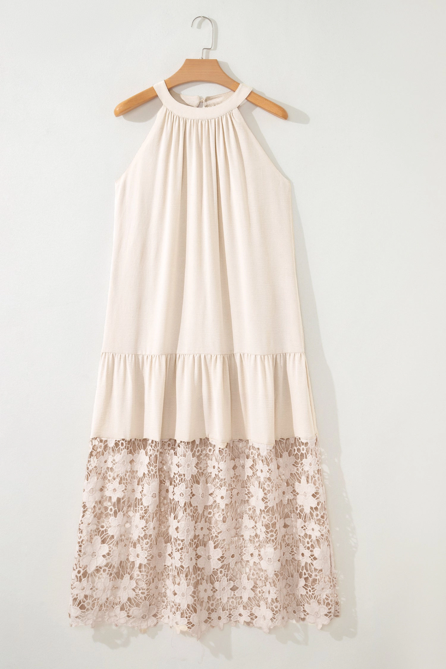 Threaded Pear Women's Ensley Loose Halter Summer Dress