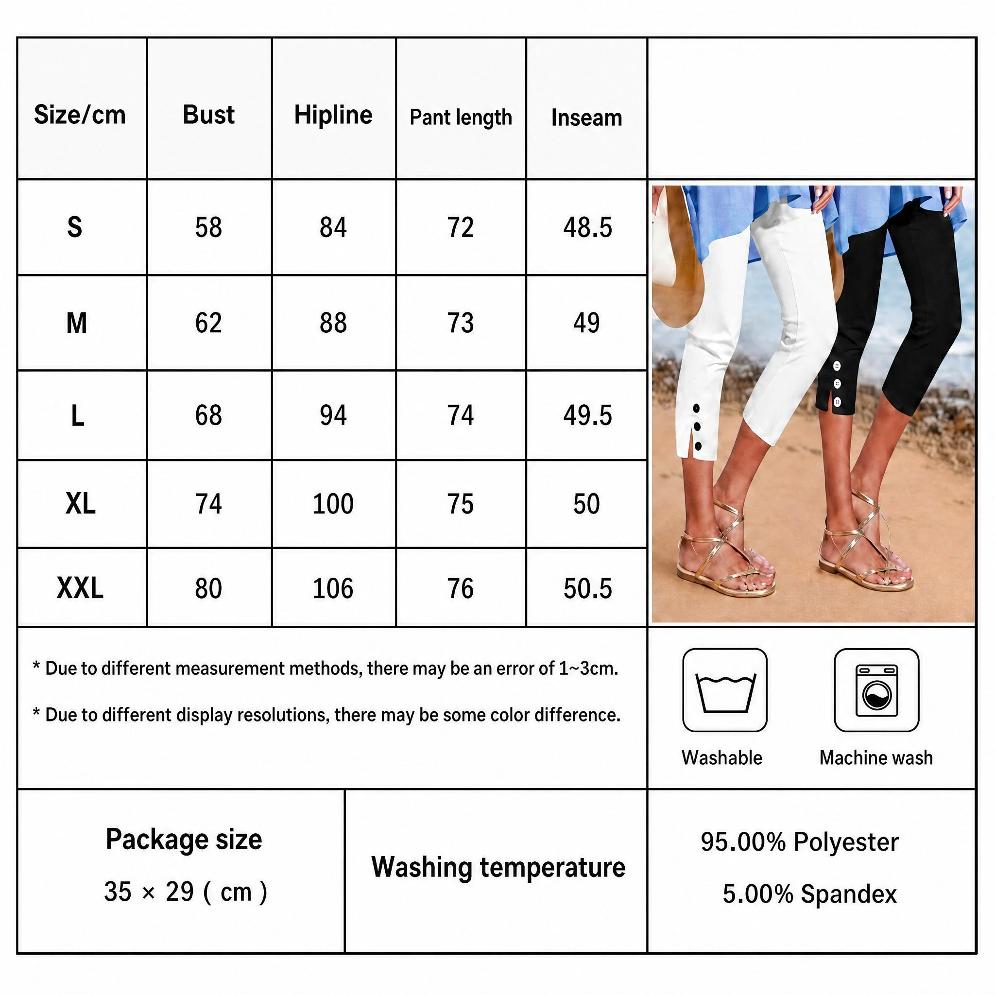 YesFashion Pull On Capris for Women High Waisted Skinny Pants Trendy Stretch Cropped Jeggings