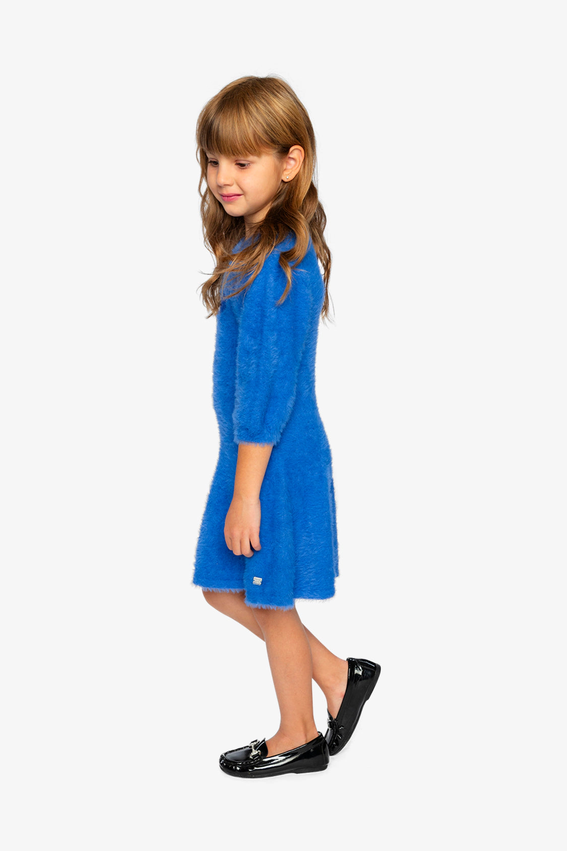 Deux par Girls Hairy Knitted Dress