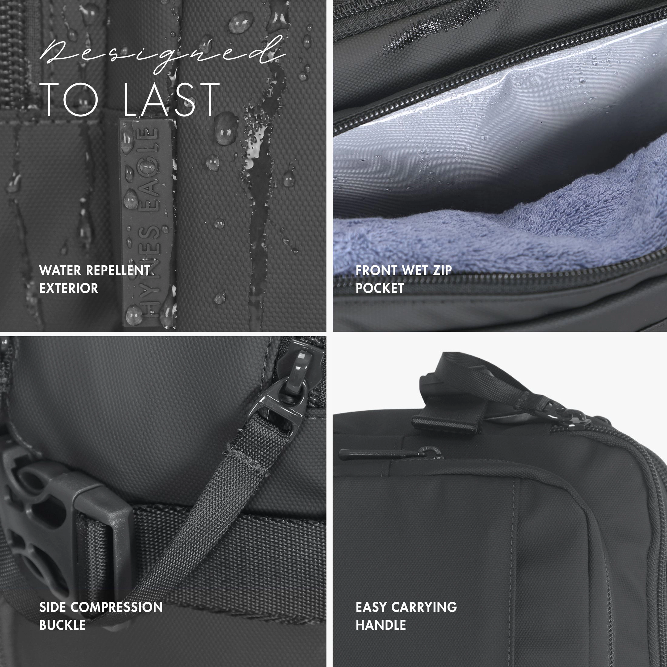 Hynes Eagle Men's Travel Essentials Toiletry Bag
