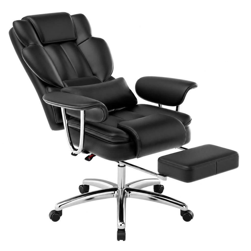 GOODSILO Ergonomic PU Leather Adjustable Office Chair