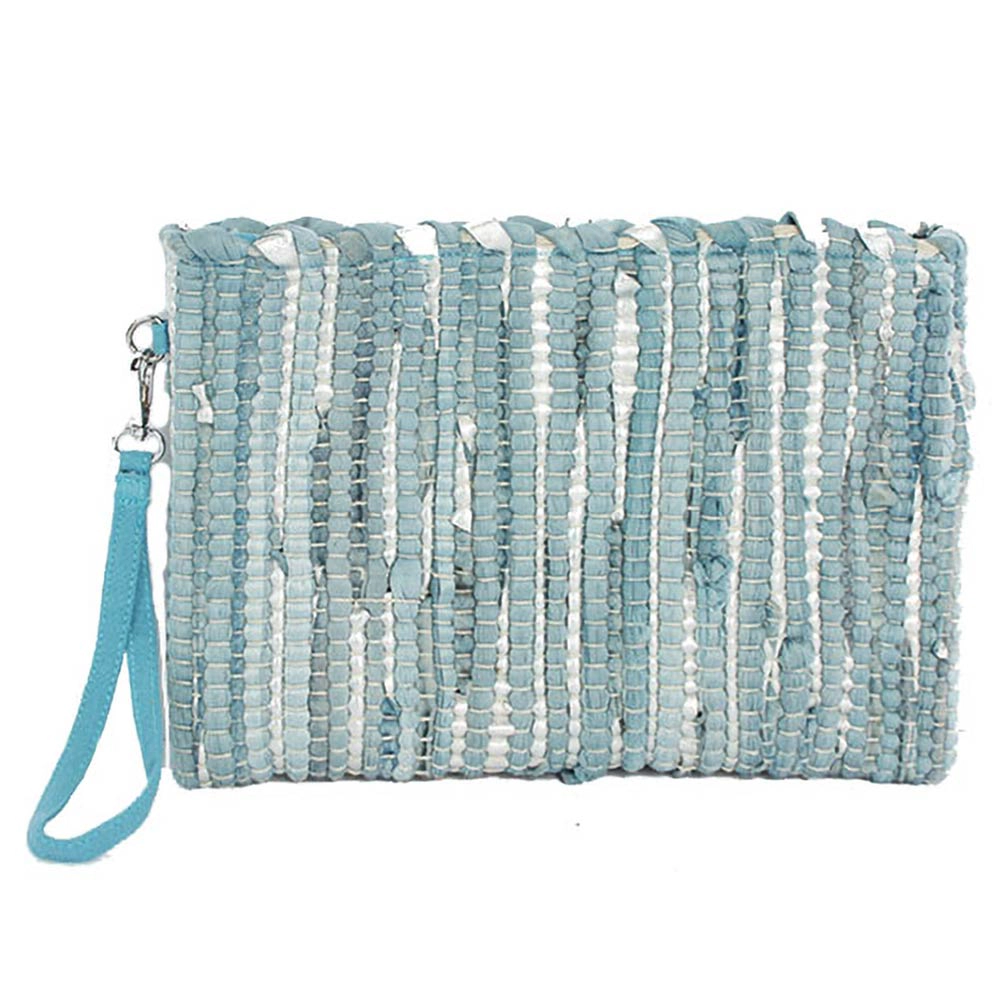 FASHNZFAB Boho Textured Clutch Crossbody Bag