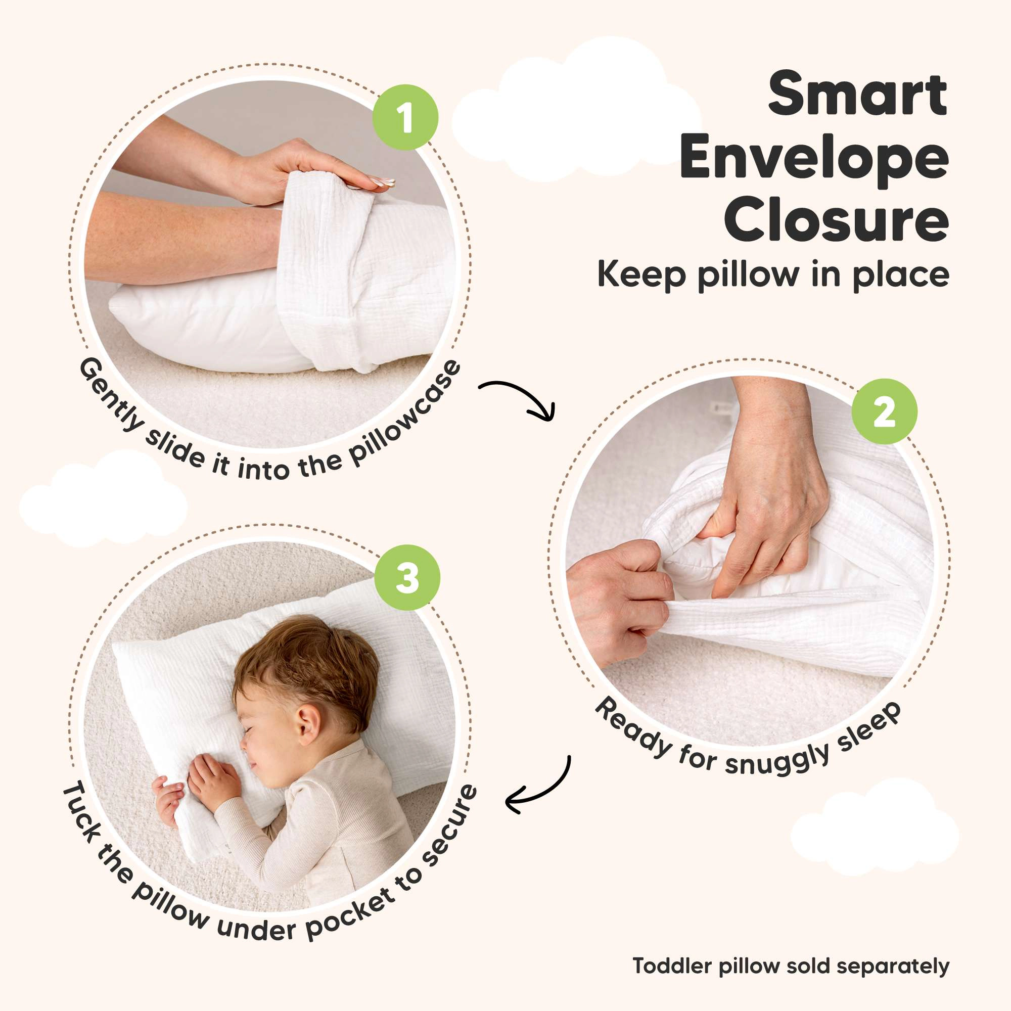 KeaBabies 2-Pack My Little Lyra Pillowcases