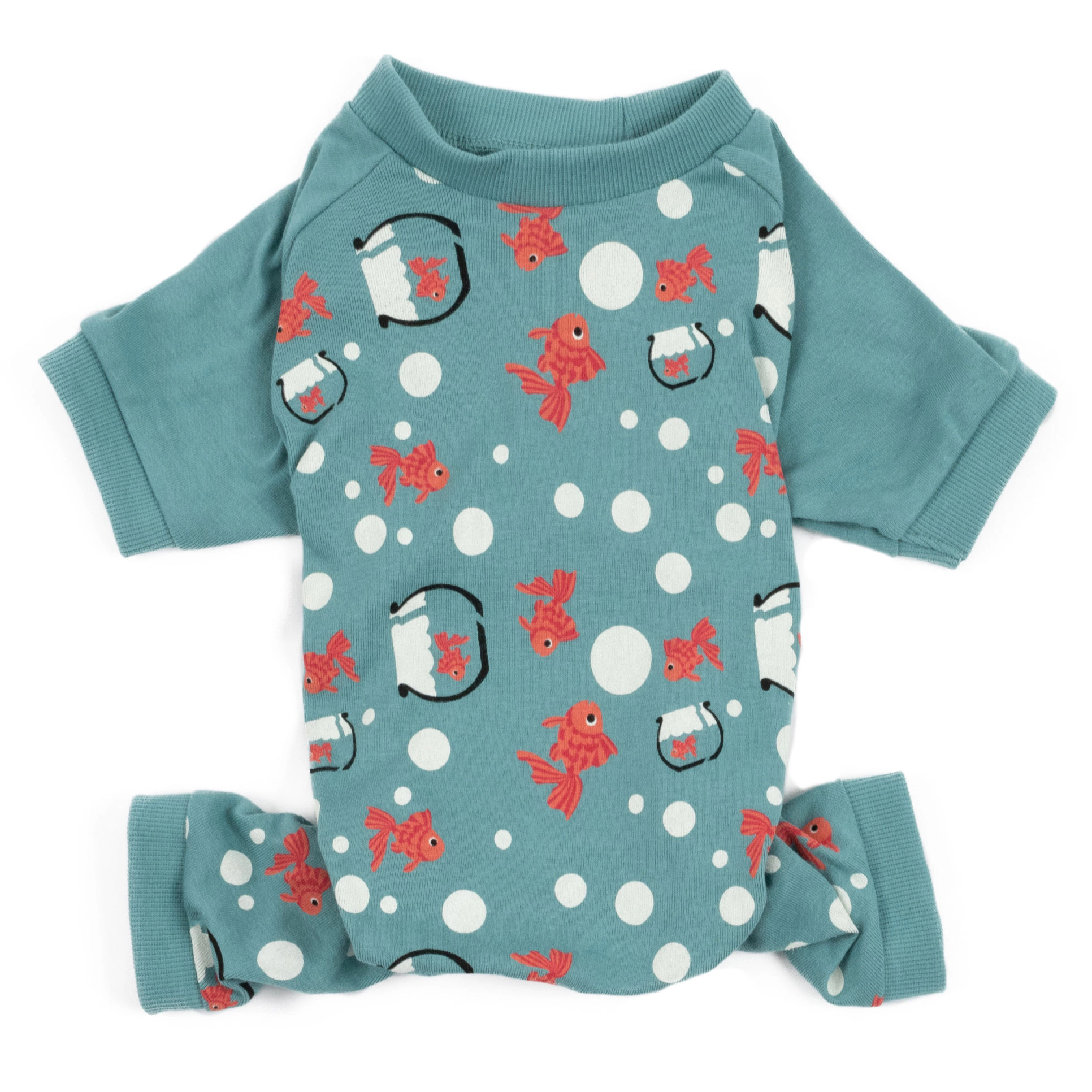 Leveret Dog Cotton Animal & Nature Print Pajamas