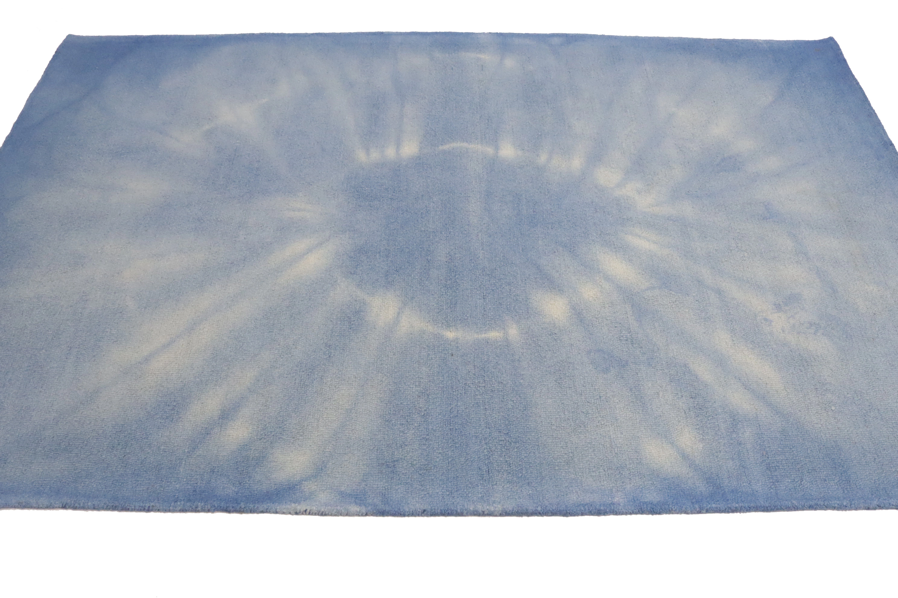 Magic Rugs 5'0 X 8'0 Hand-Tufted Tie-Dye Modern Wool Rug
