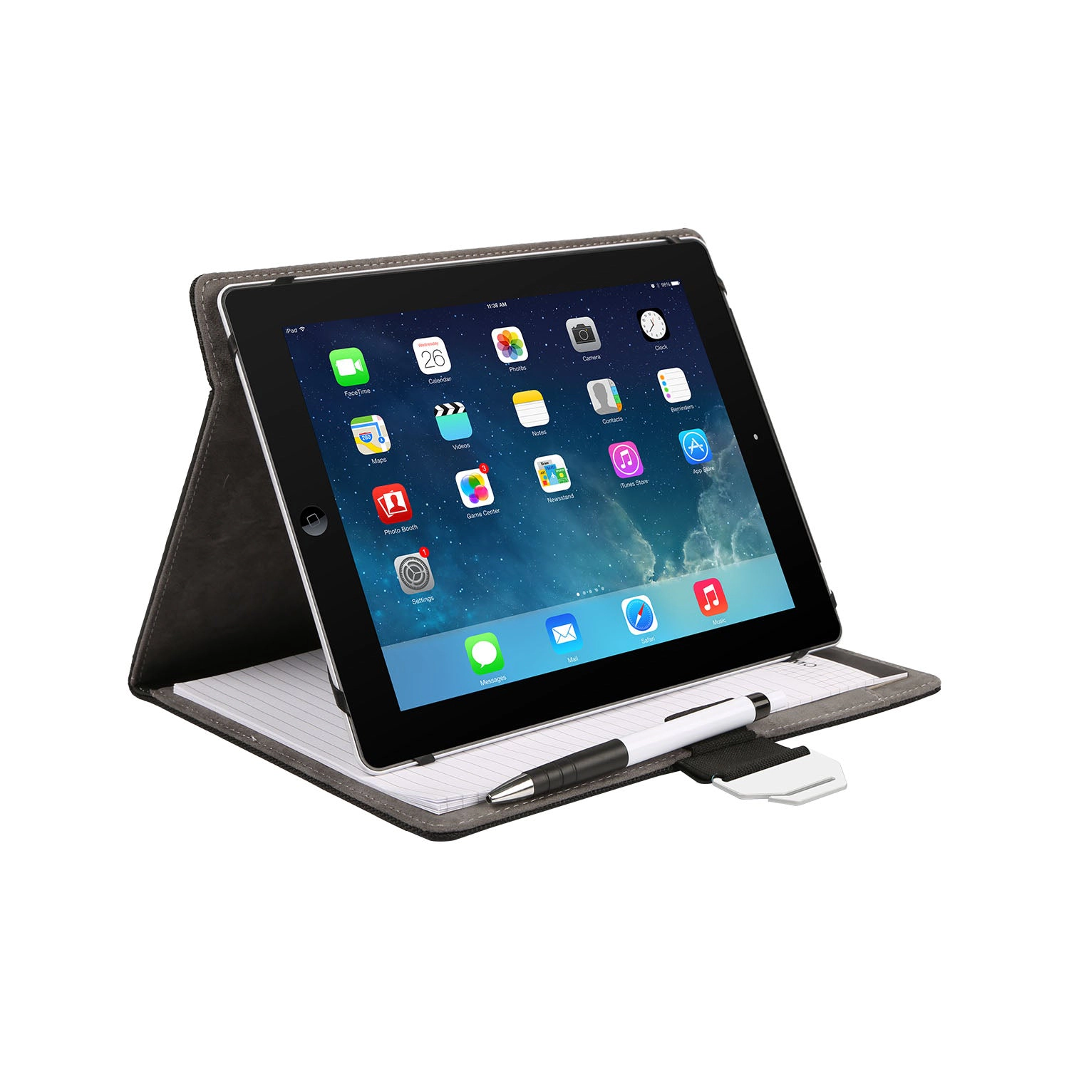 GBruno Tablet Padfolio With Notepad 8x10 Inch