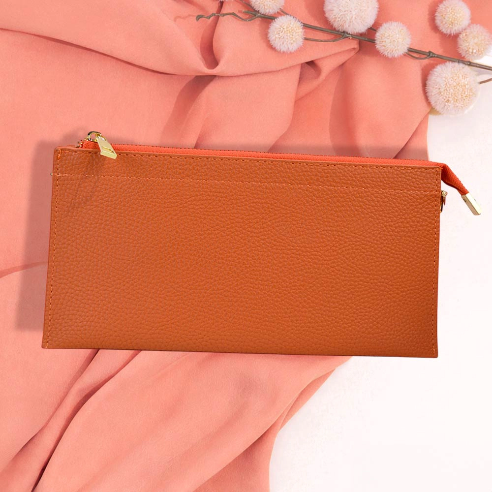 Fashnzfab Faux Leather Slim Wallet Crossbody Bag