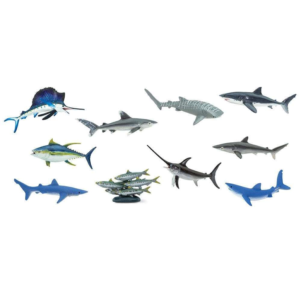 Safari Ltd. - Pelagic Fish TOOB - contains 10 Mini Figurines