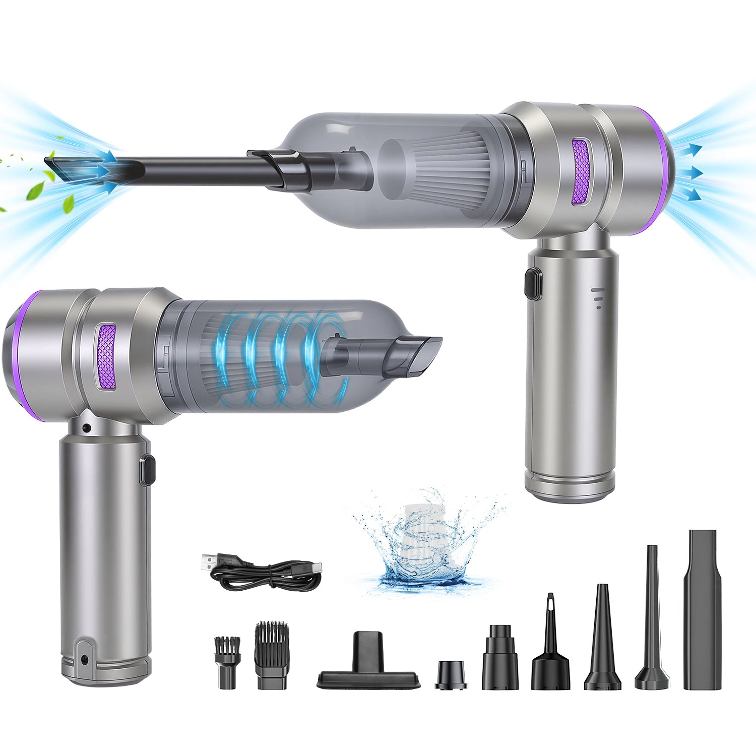 GBruno 4-in-1 Cordless Handheld Vacuum Cleaner