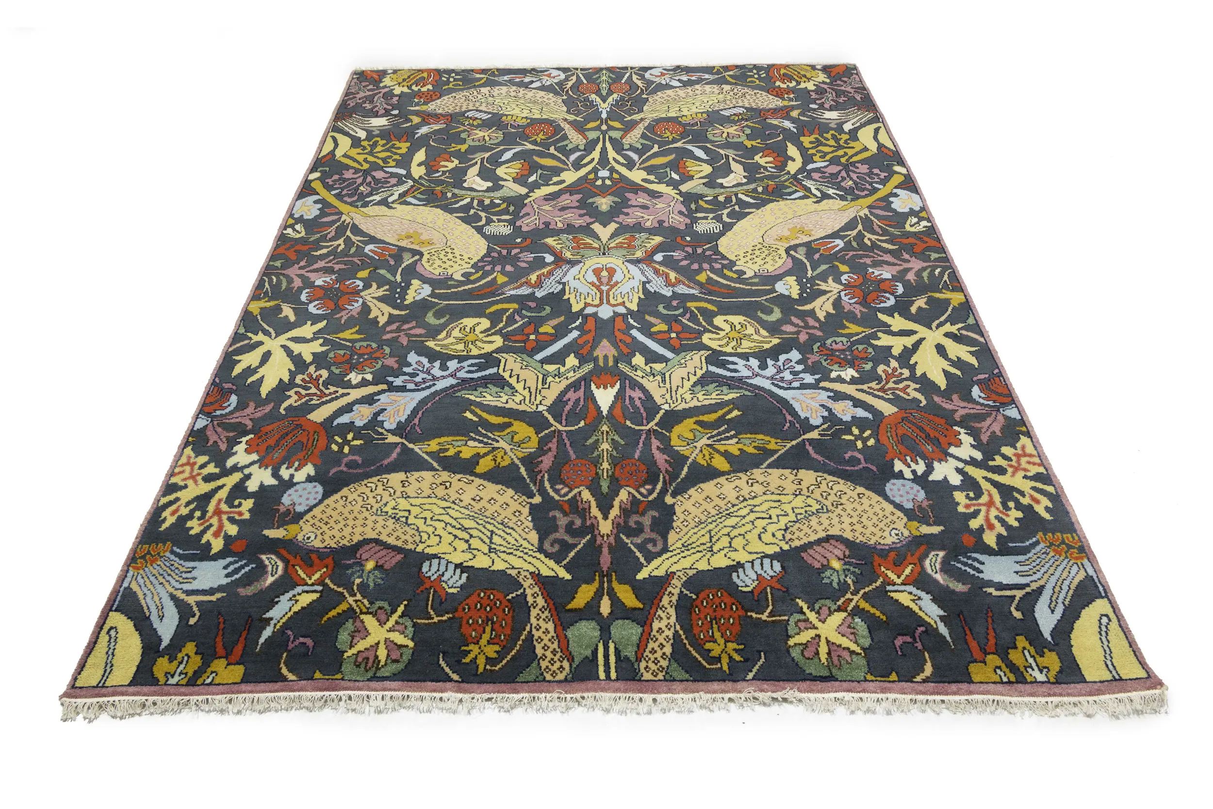 Magic Rugs Dark Gray Pictorial Tribal 8'8X11'5 Chobi Oriental Rug