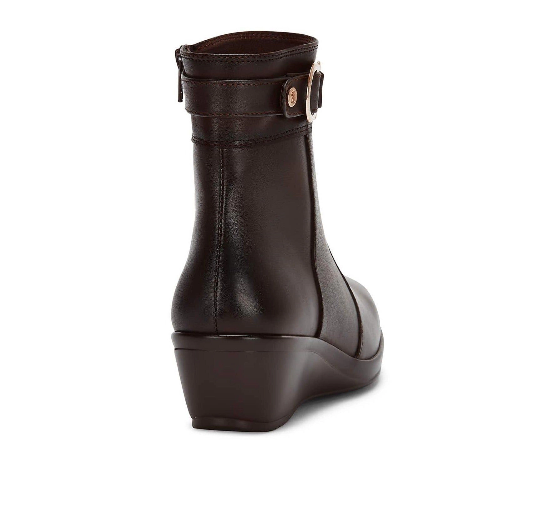 Andrea Leather Booties For Women