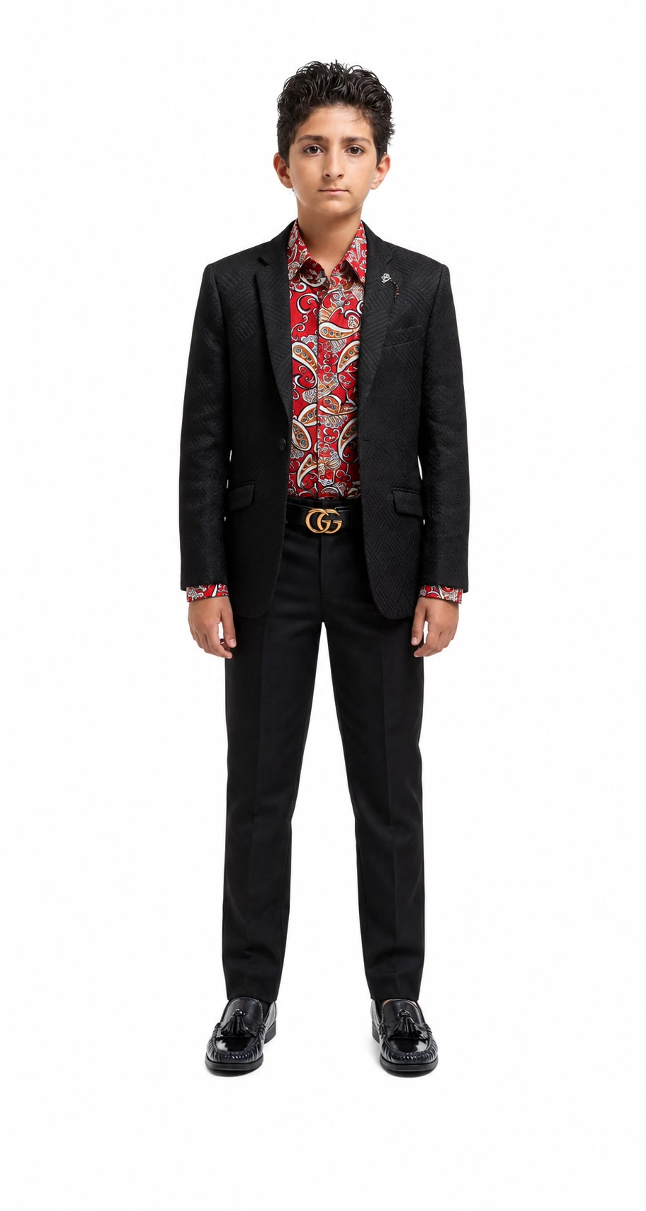 Elie Balleh Boys Slim Fit Sports Coat
