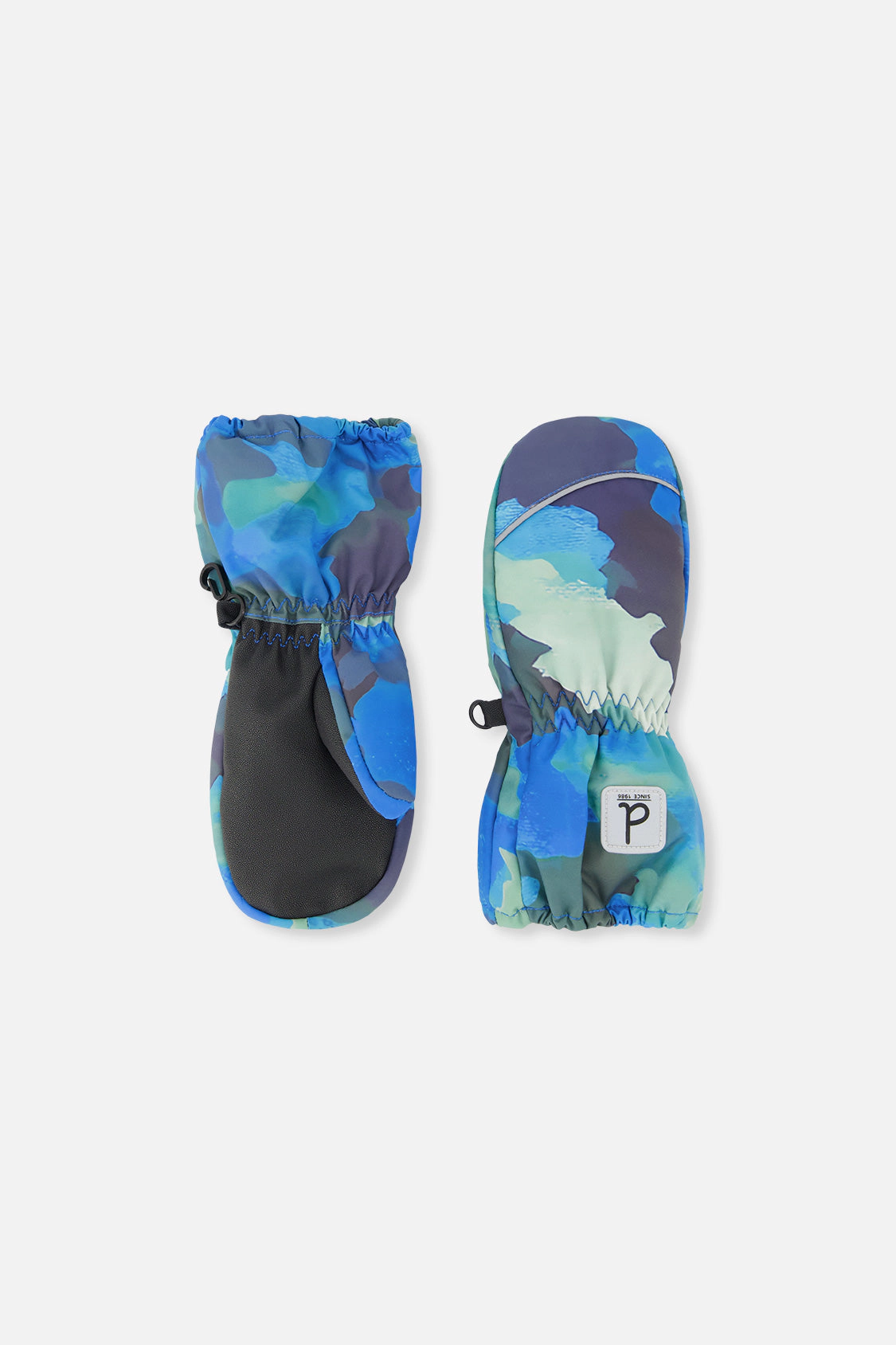Deux par Boys Play Camouflage Print Waterproof Winter Mittens with Rubberized Palm