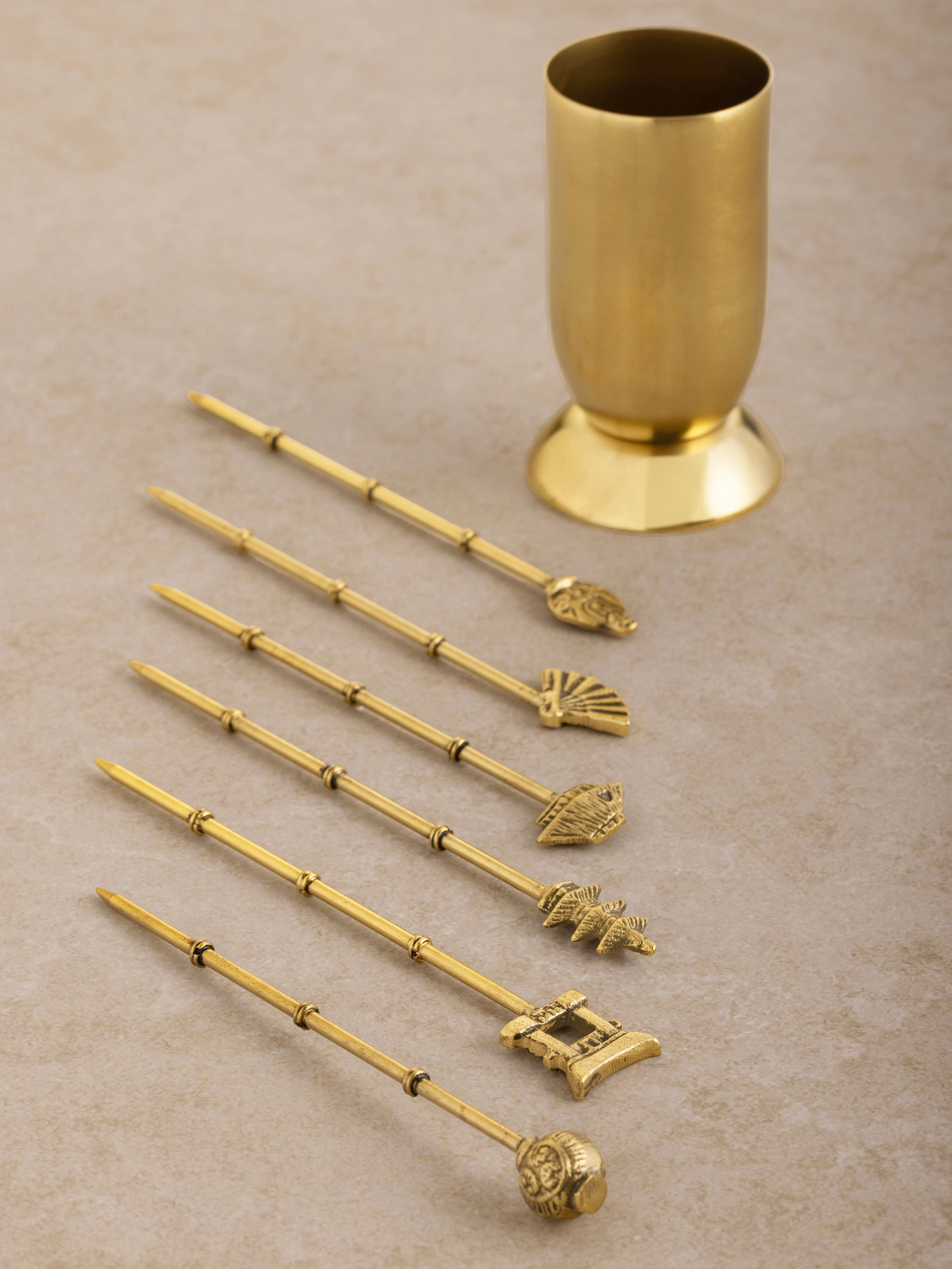 GAURI KOHLI Magnolia Cocktail Picks