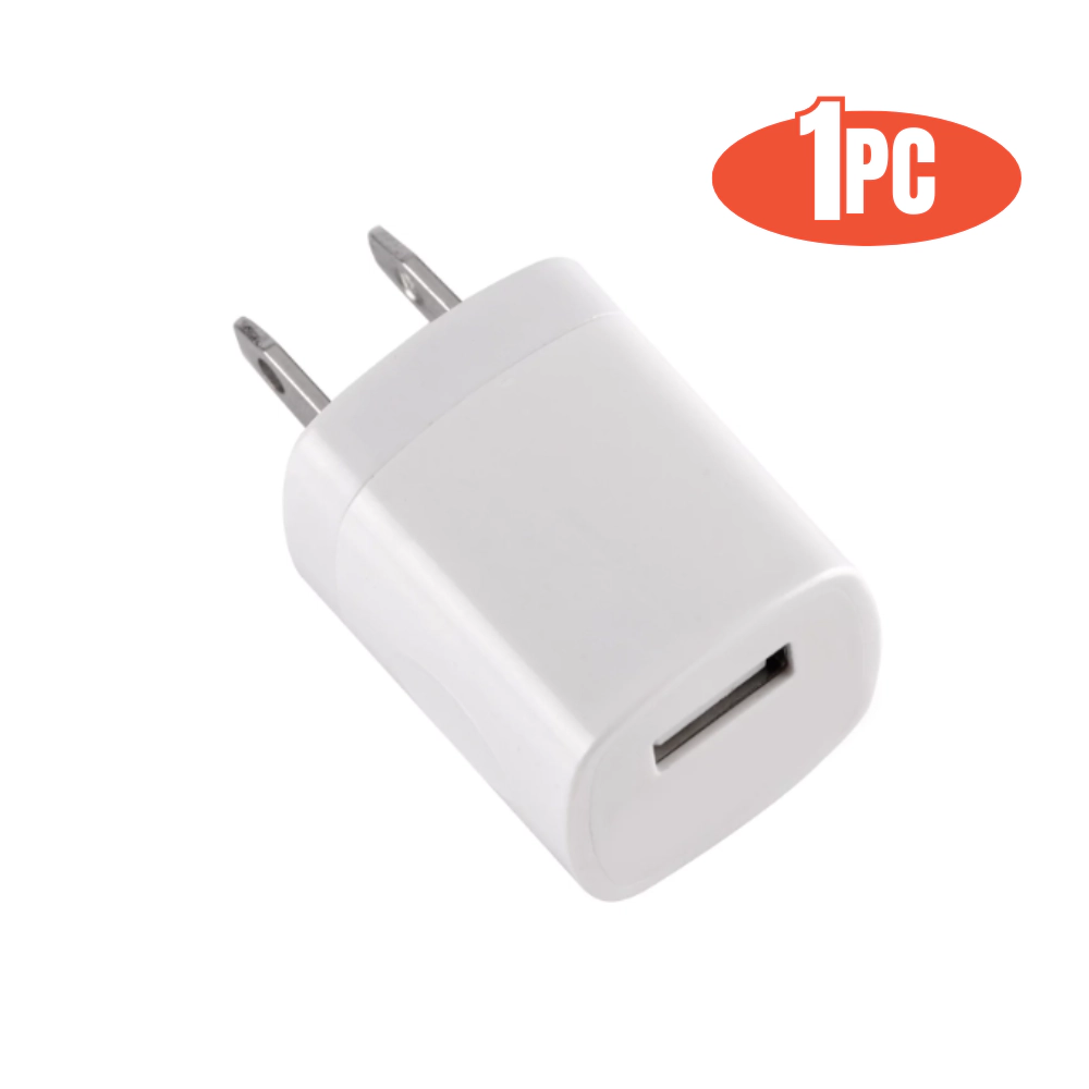 Qixxronics 6pcs Universal USB Wall Charger Power Adapter for Phone 7 / 8 / X / Xs / Xs Max / 11 / 11 Pro Max, Galaxy