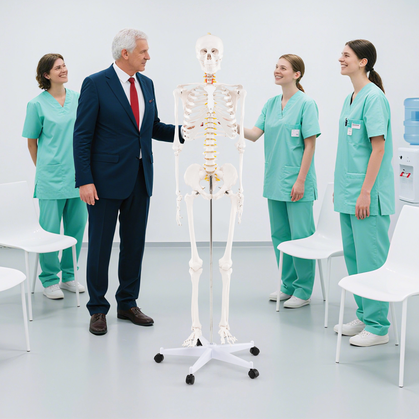 LJG 70.8 Inch Human Skeleton Model for Anatomy