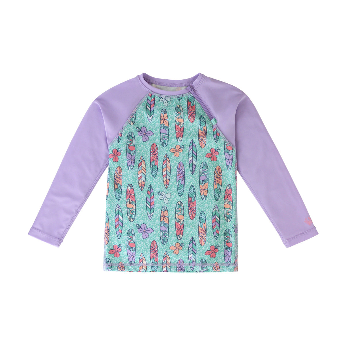 UV Skinz Girl's Zippy Long Sleeve Sun & Swim Shirt