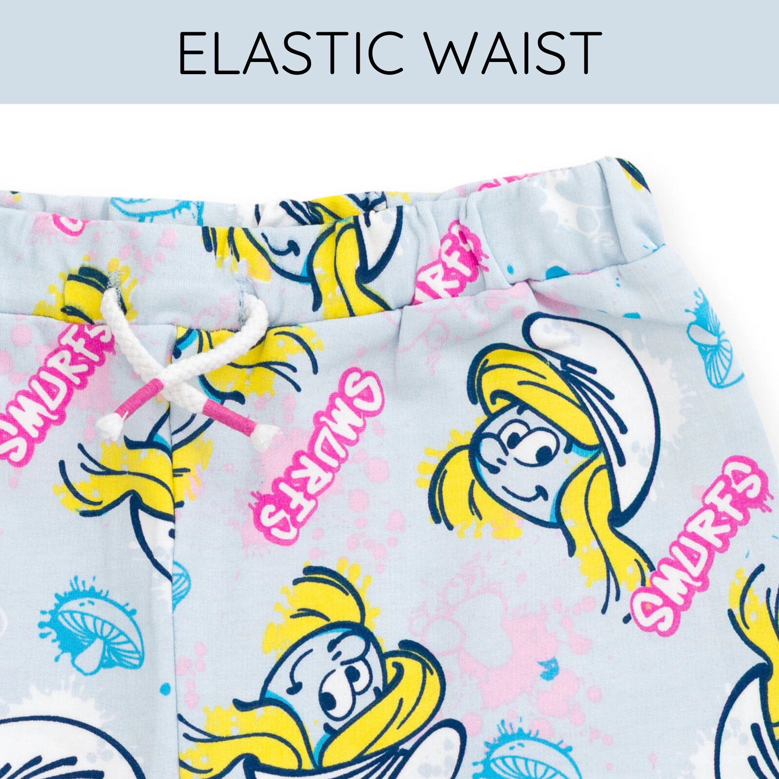 The Smurfs Smurfette Girls' 2-Piece T-Shirt and Shorts Set