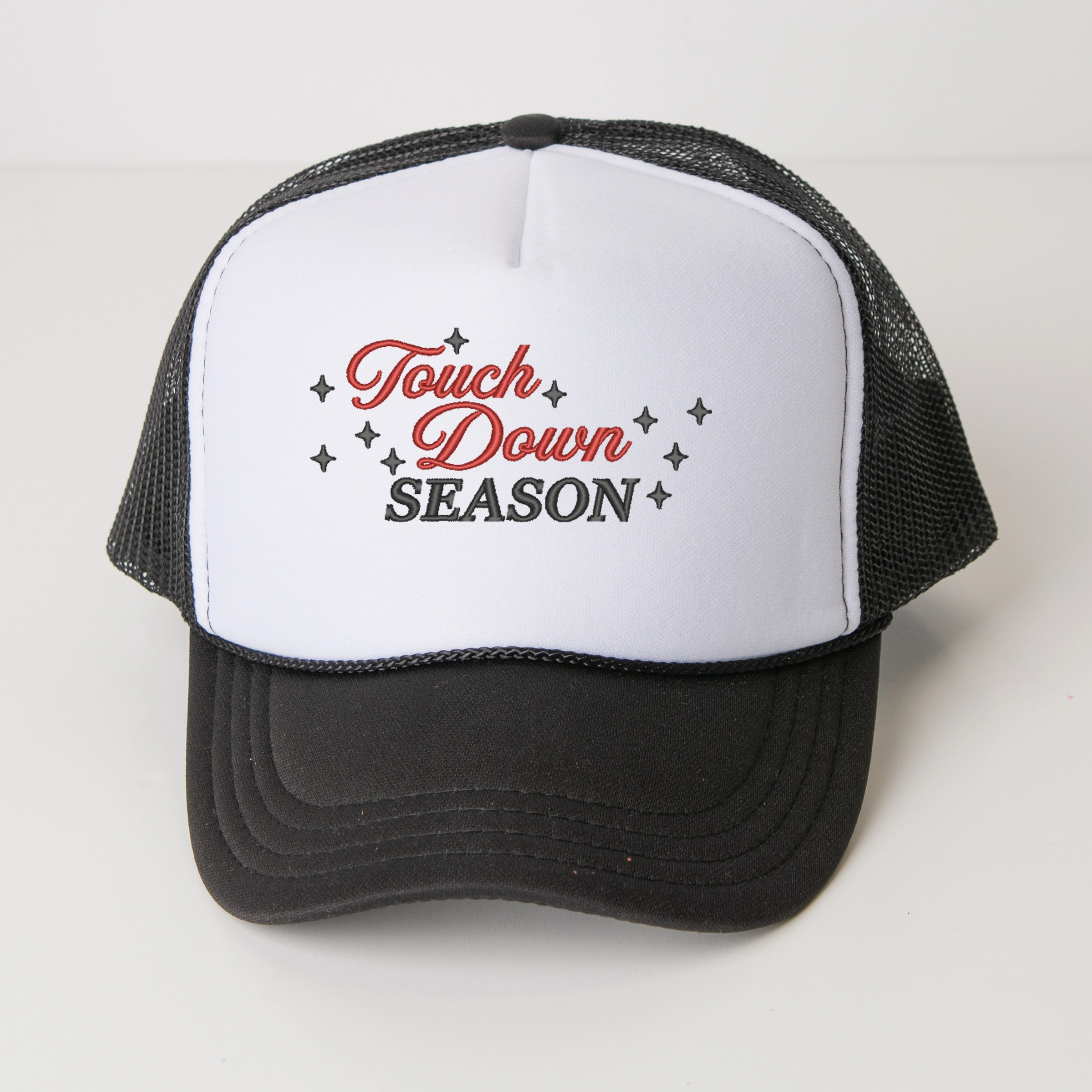 The Juniper Shop - Youth Graphic Foam Trucker Hat - Embroidered Touch Down Season Stars