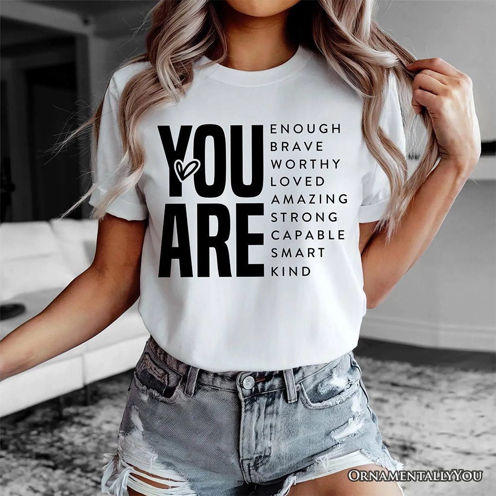 OrnamentallyYou Womens Inspirational Words T-Shirt