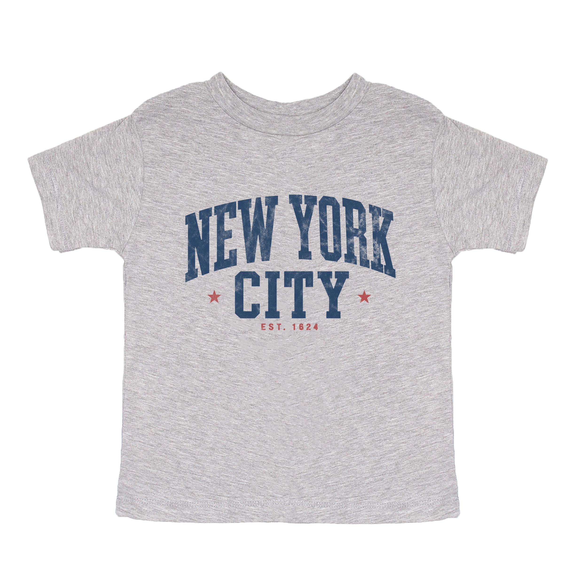 The Juniper Shop - Toddler Short Sleeve Graphic T-Shirt New York City Varsity Stars