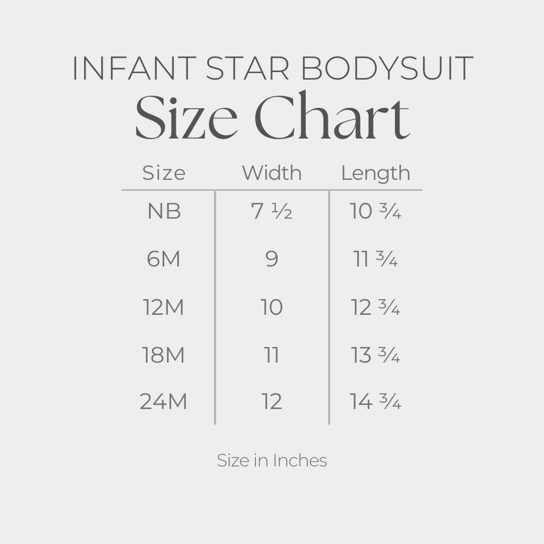 The Juniper Shop - America Cursive Baby Short Sleeve Star Bodysuit