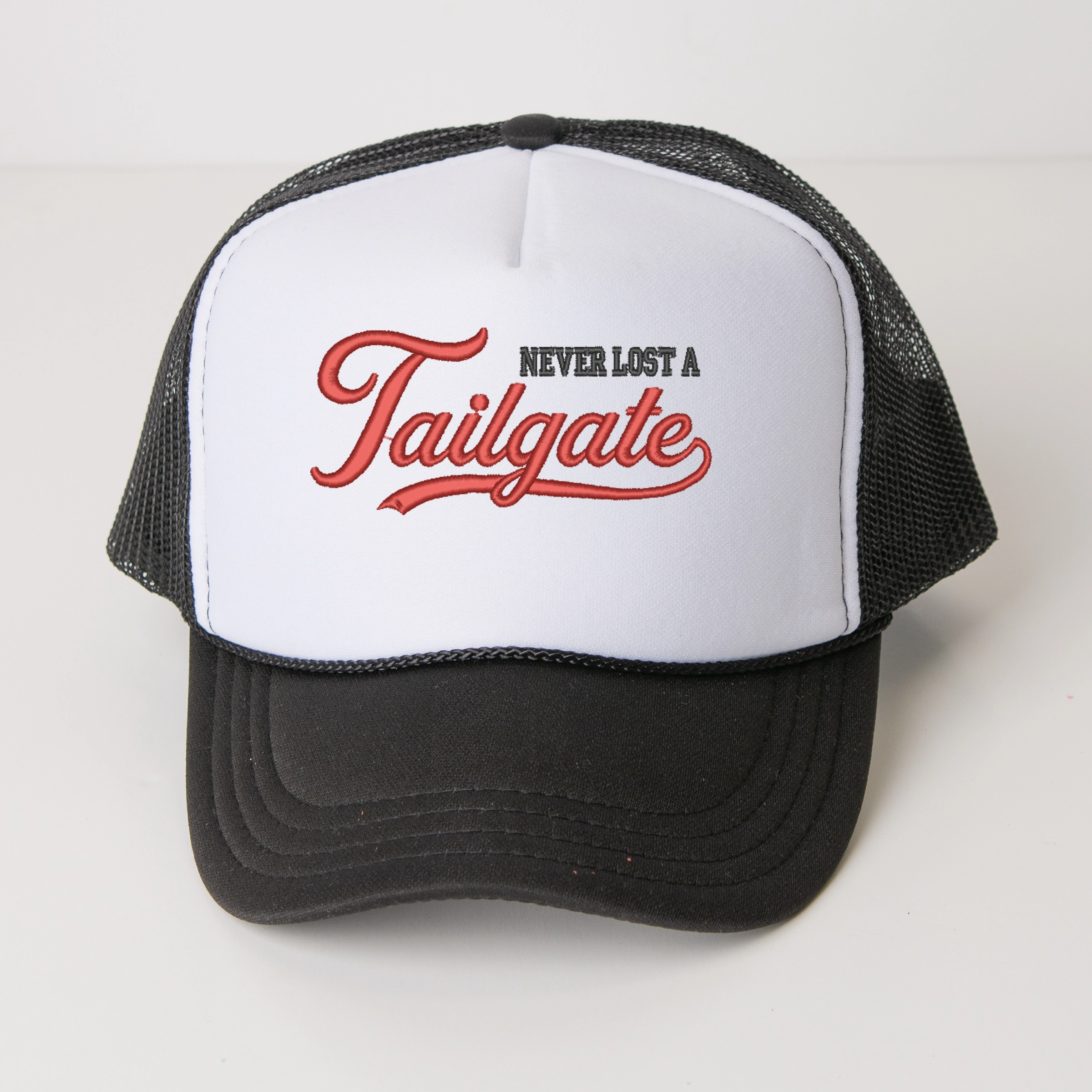 The Juniper Shop - Youth Graphic Foam Trucker Hat Embroidered Never Lost A Tailgate