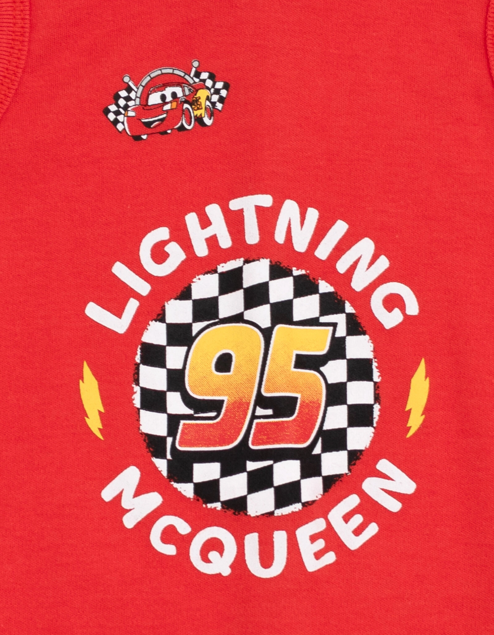 Disney Cars Lightning McQueen Baby Boys' Cosplay Sleeveless Hooded Romper