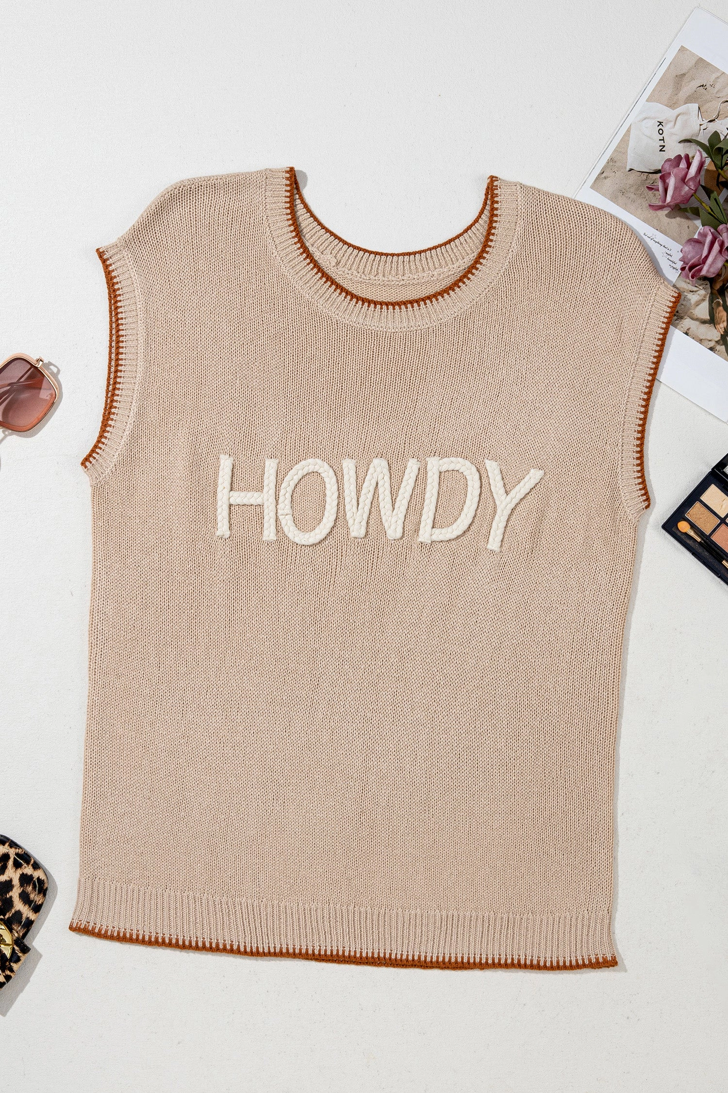 Threaded Pear Kathleen Howdy Western Sweater