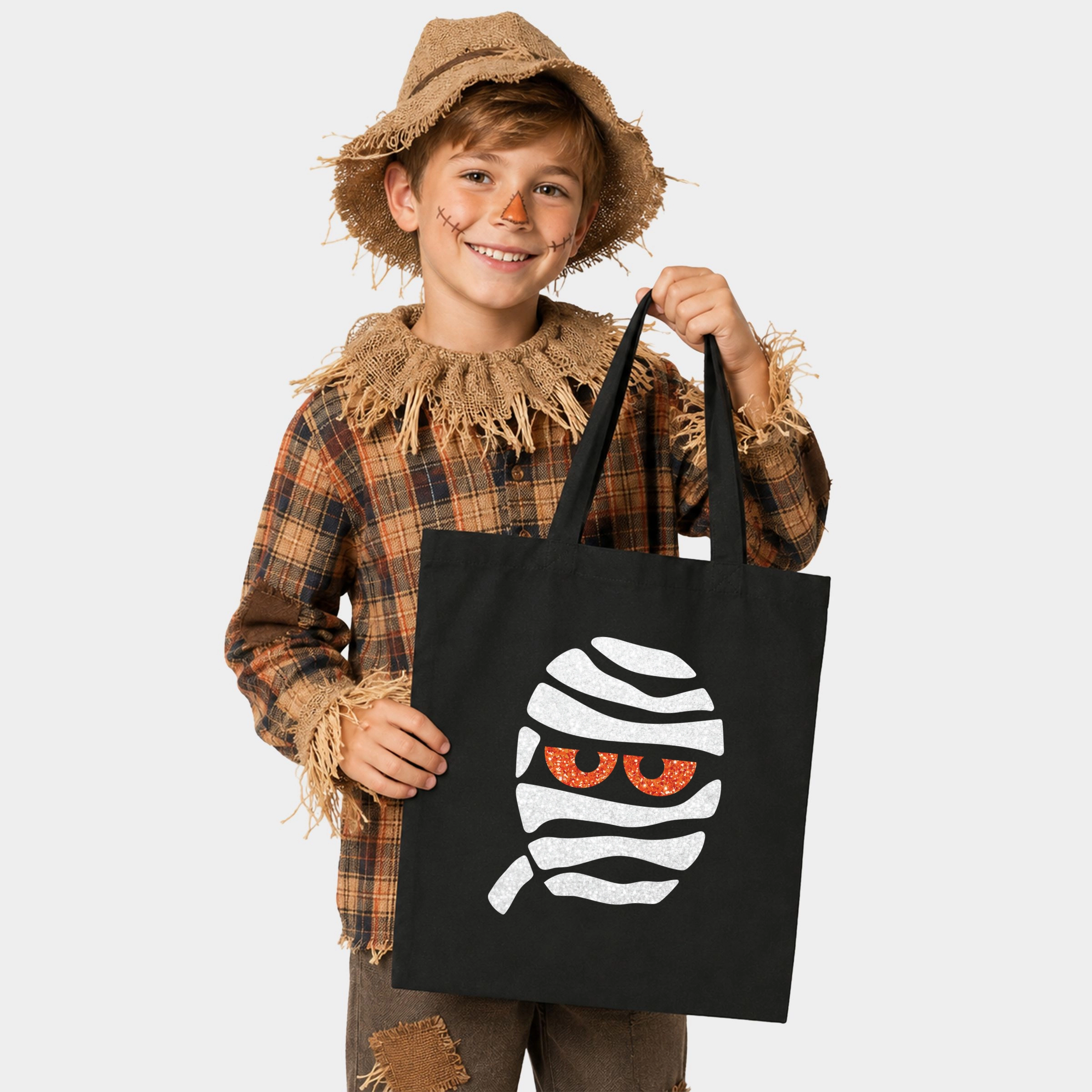 Simply Sage Market - Canvas Tote - Mummy Face Glitter