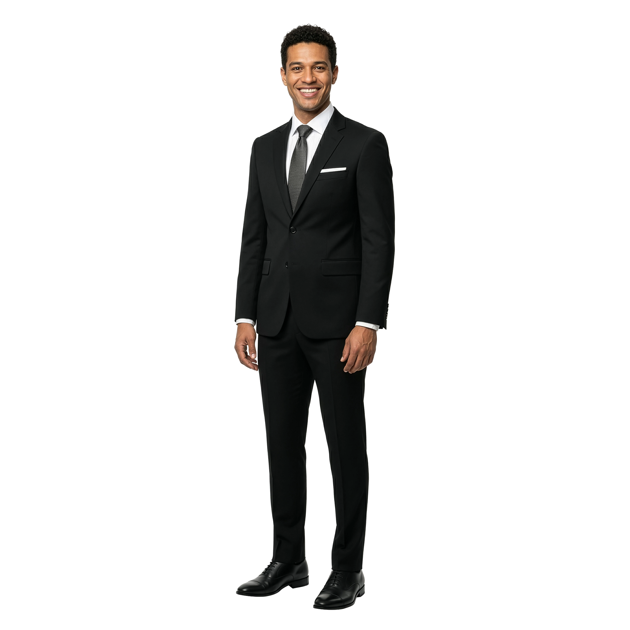 Tazzio Men’s Slim Fit 2-Piece Suit Set