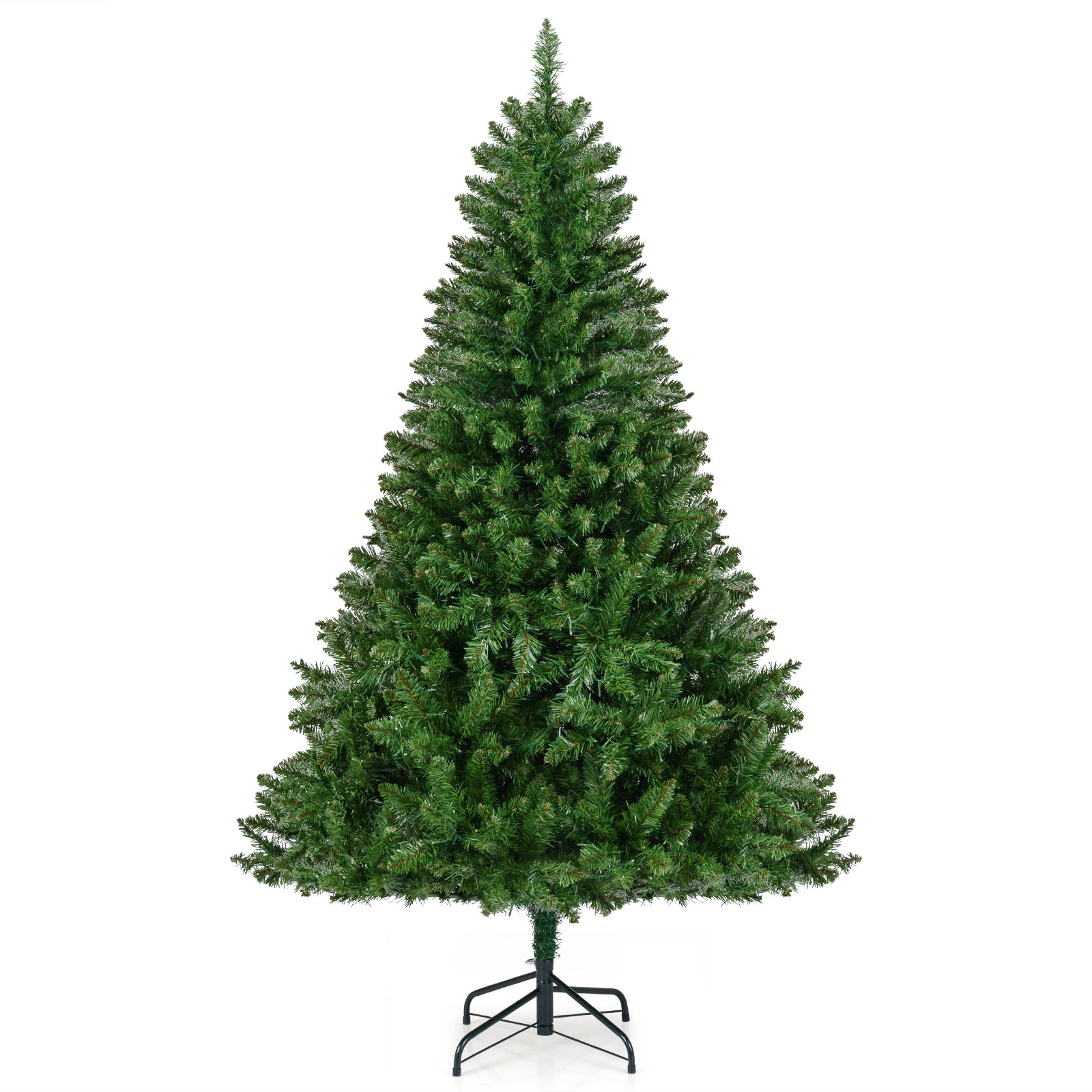 SlickBlue Pre-Lit Artificial Christmas Tree with Warm White LED Lights