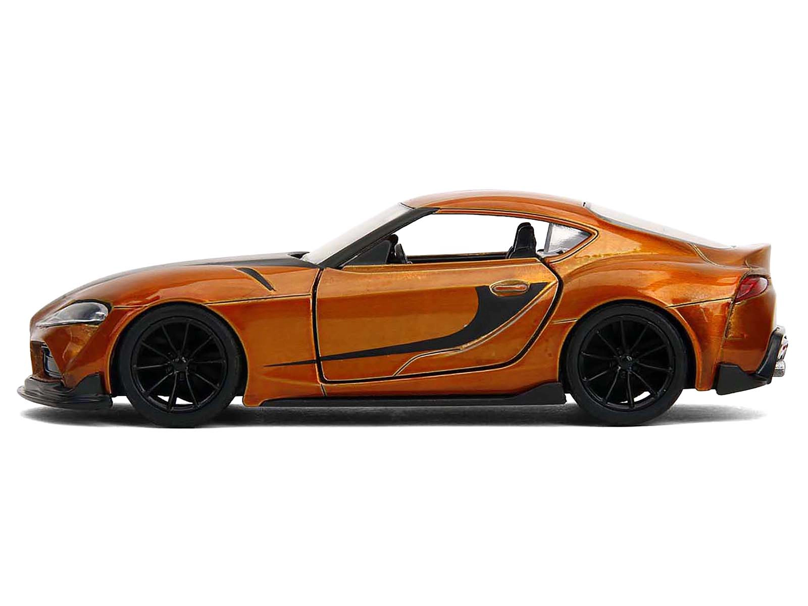 Jada 2020 Toyota Supra Orange Metallic with Black Stripes "F9" (2021) Movie "Fast & Furious" Series 1/32