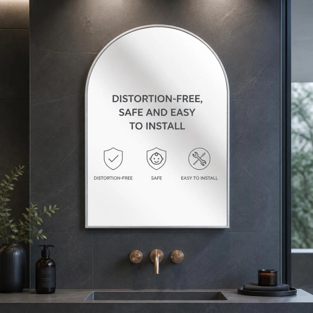ELEMENT ACE Rectangular Wall Mounted Bathroom Mirror