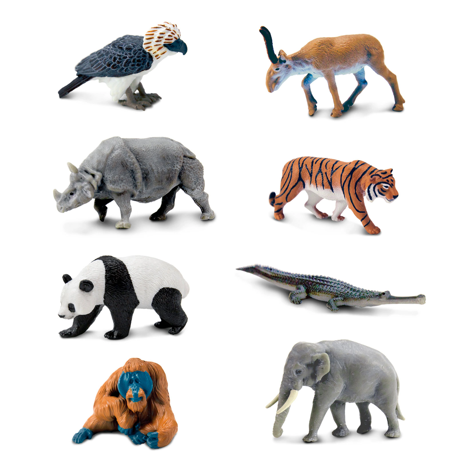 Safari Ltd. - Asian Animals TOOB - contains 8 Mini Figurines