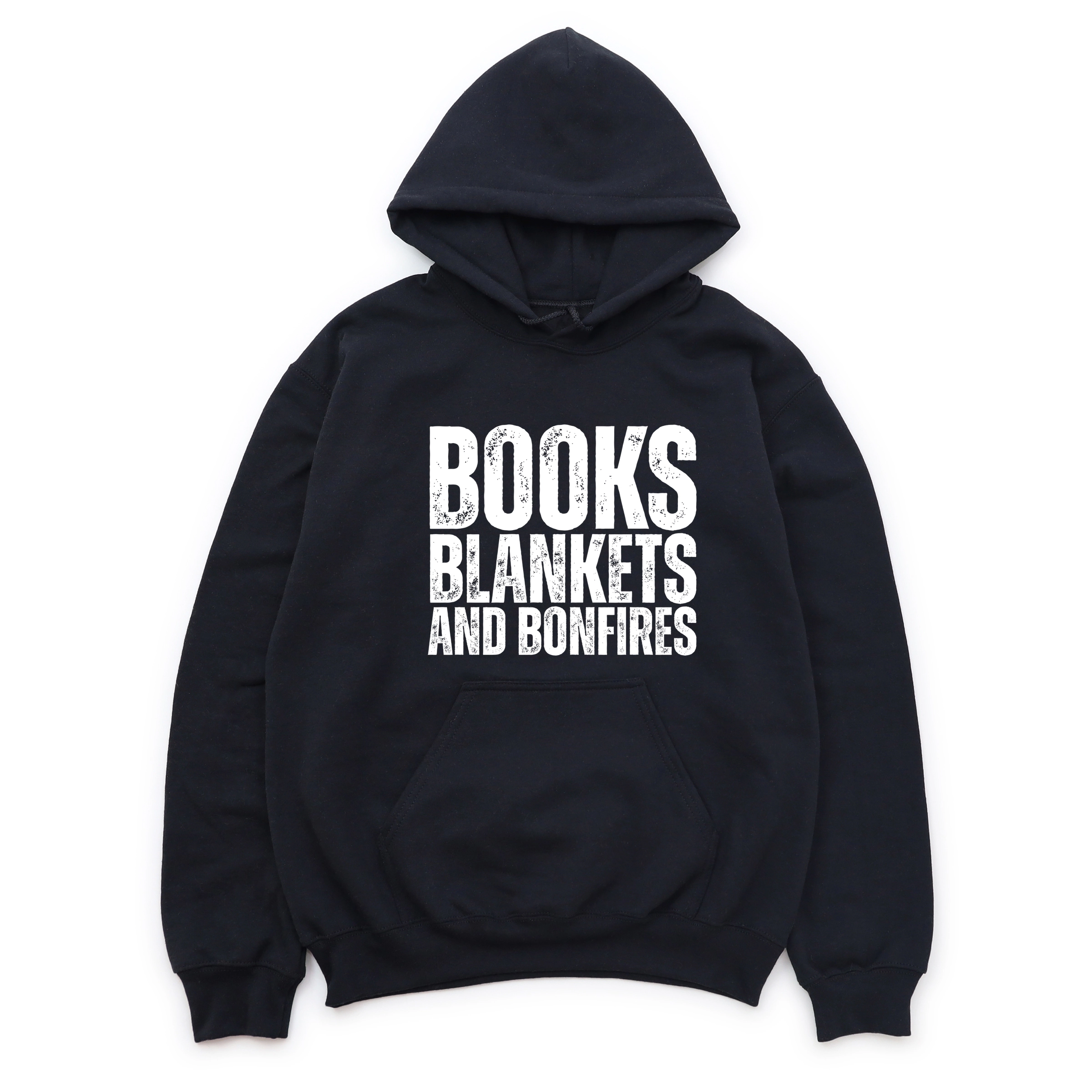 Simply Sage Market - Women's Graphic Hoodie Books, Blankets, and Bonfires