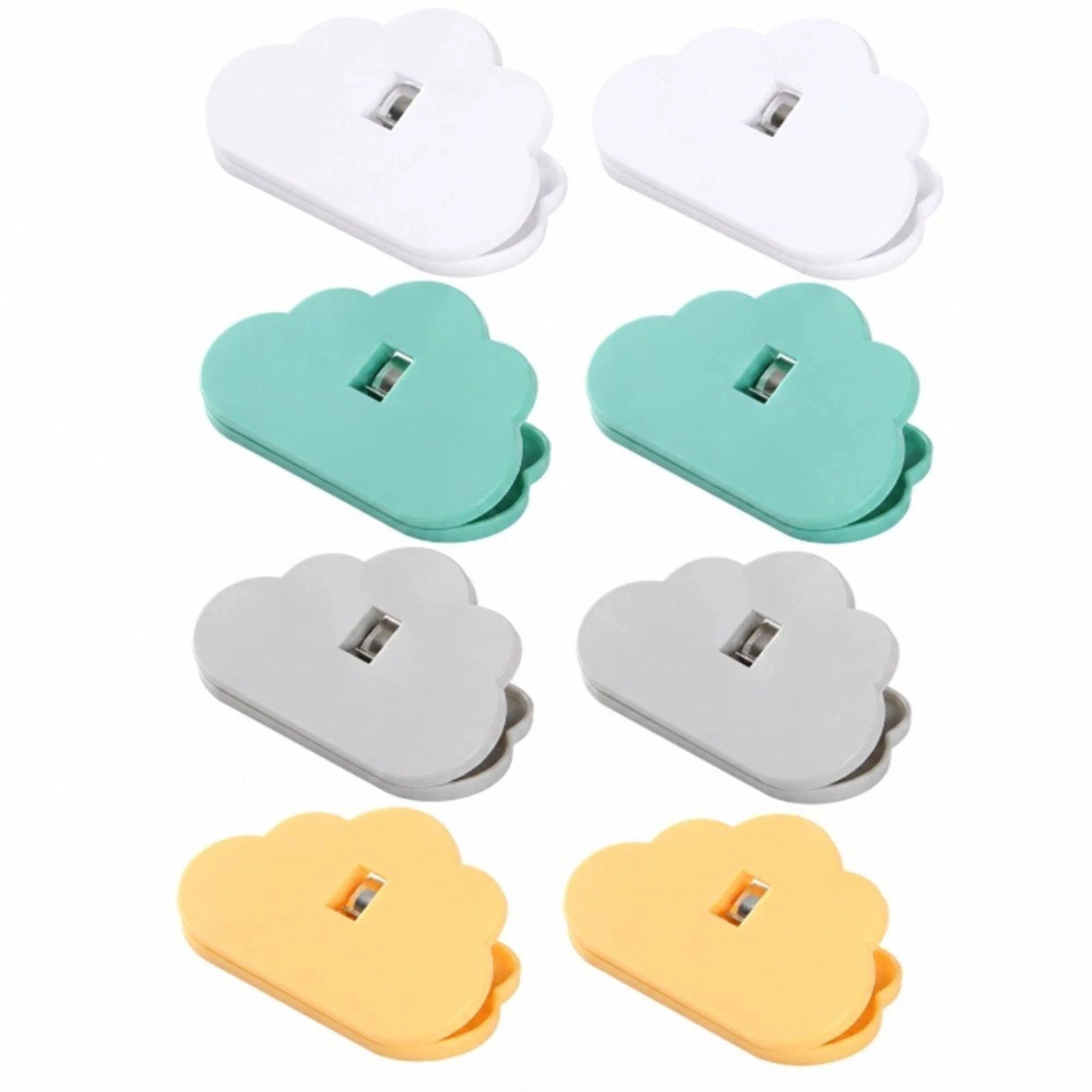 Home Collection Pack of 8 Airtight Chip Bag Clips Food Sealing Clips for Kitchen Storage