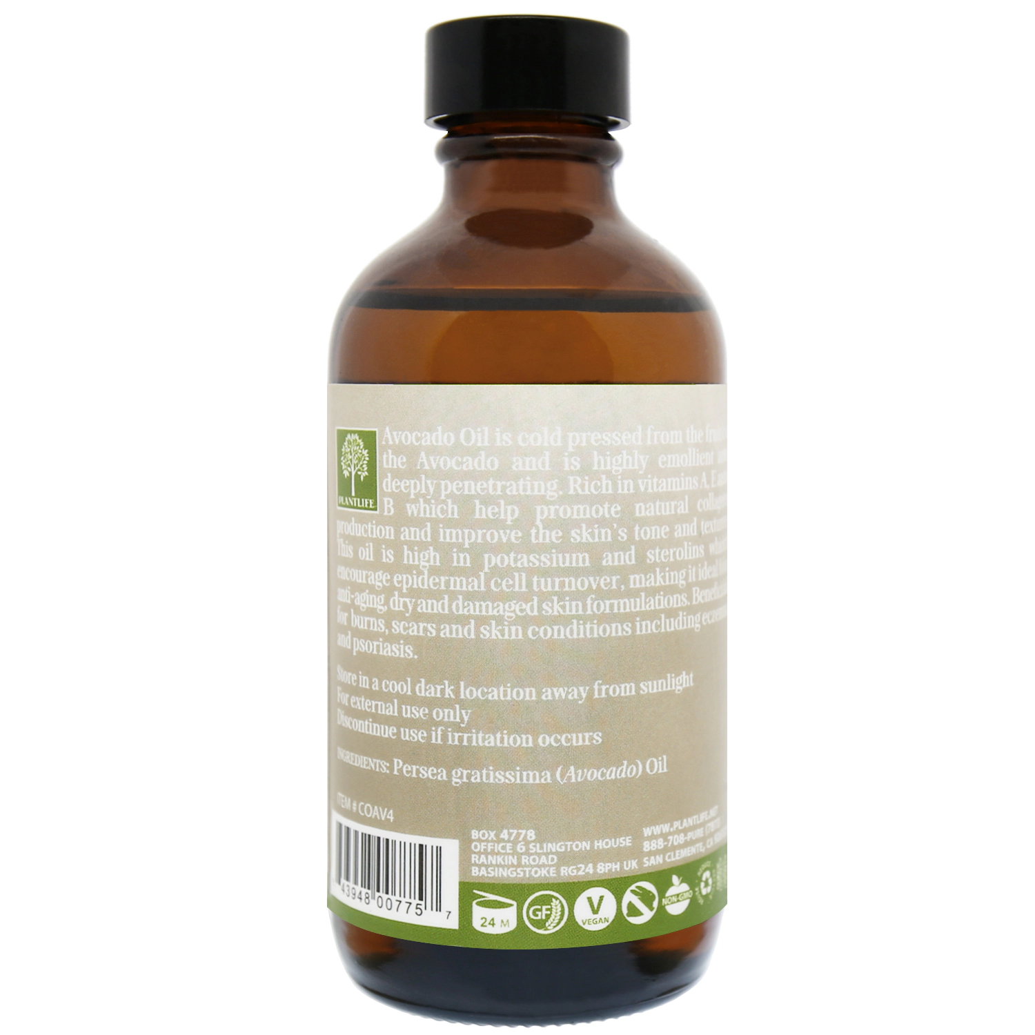 Plantlife Avocado Carrier Oil
