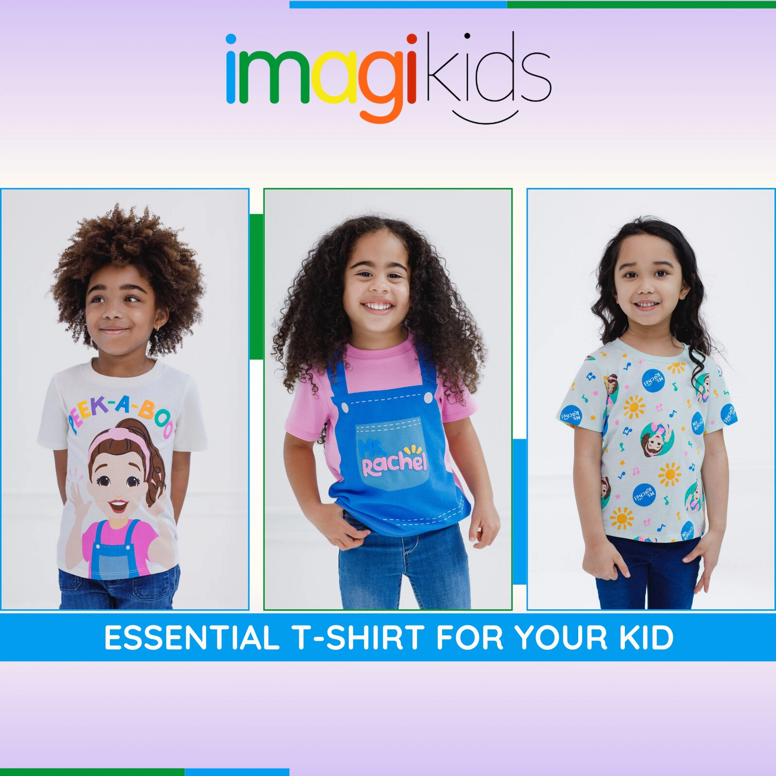 Ms. Rachel Girls' Short Sleeve T-Shirt