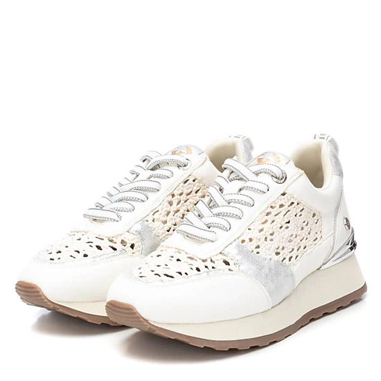 XTI Women's Sneakers Casual Round-Toe Flat Sneakers