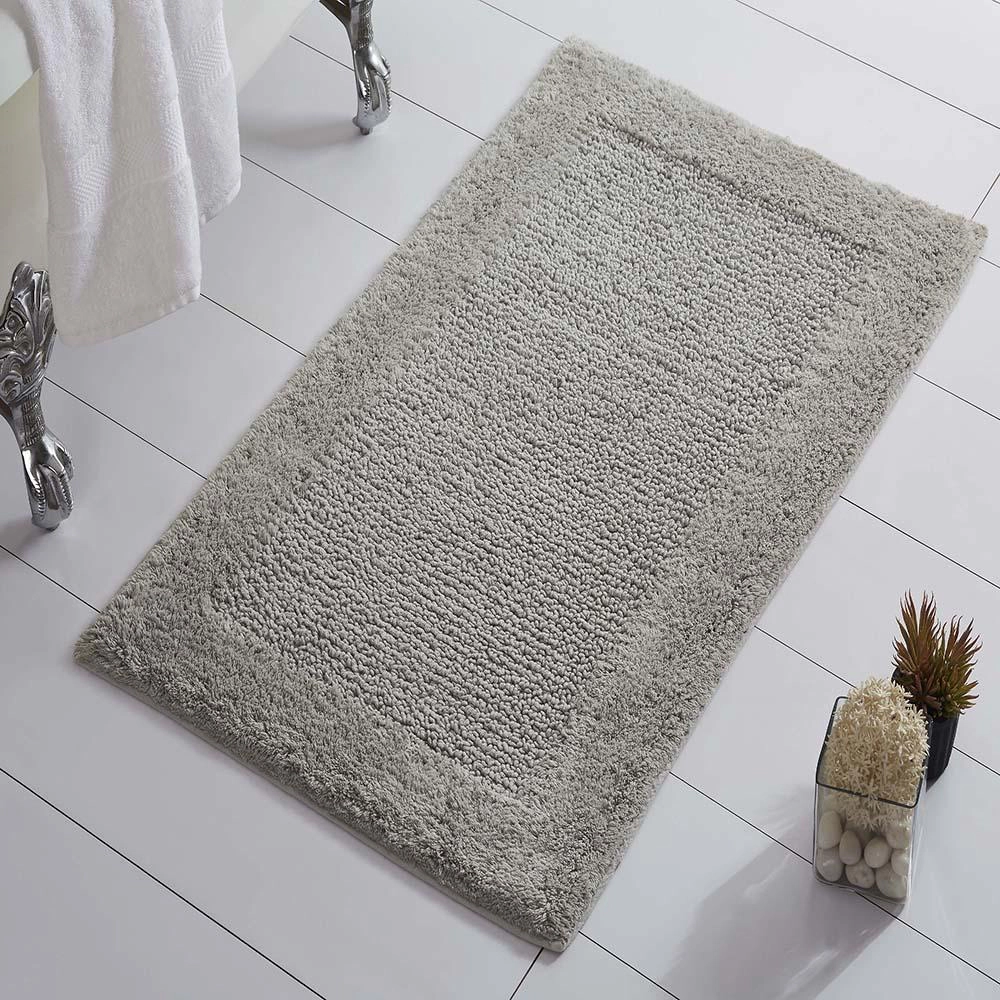 Naples 220 GSF Non Skid Back Cotton Bath Rug 20in x 30in by Knightsbridge