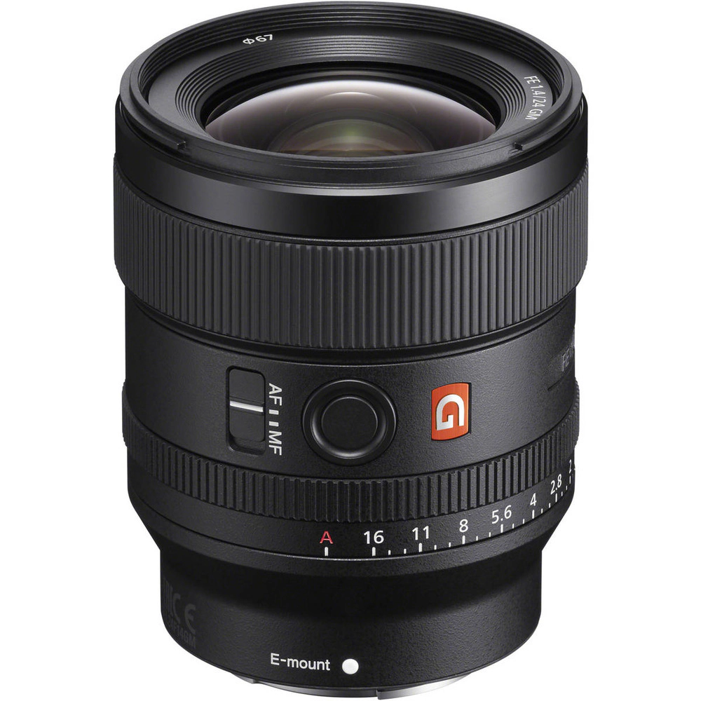 Sony SEL24F14GM FE 24mm F1.4 GM Wide Angle Prime Lens