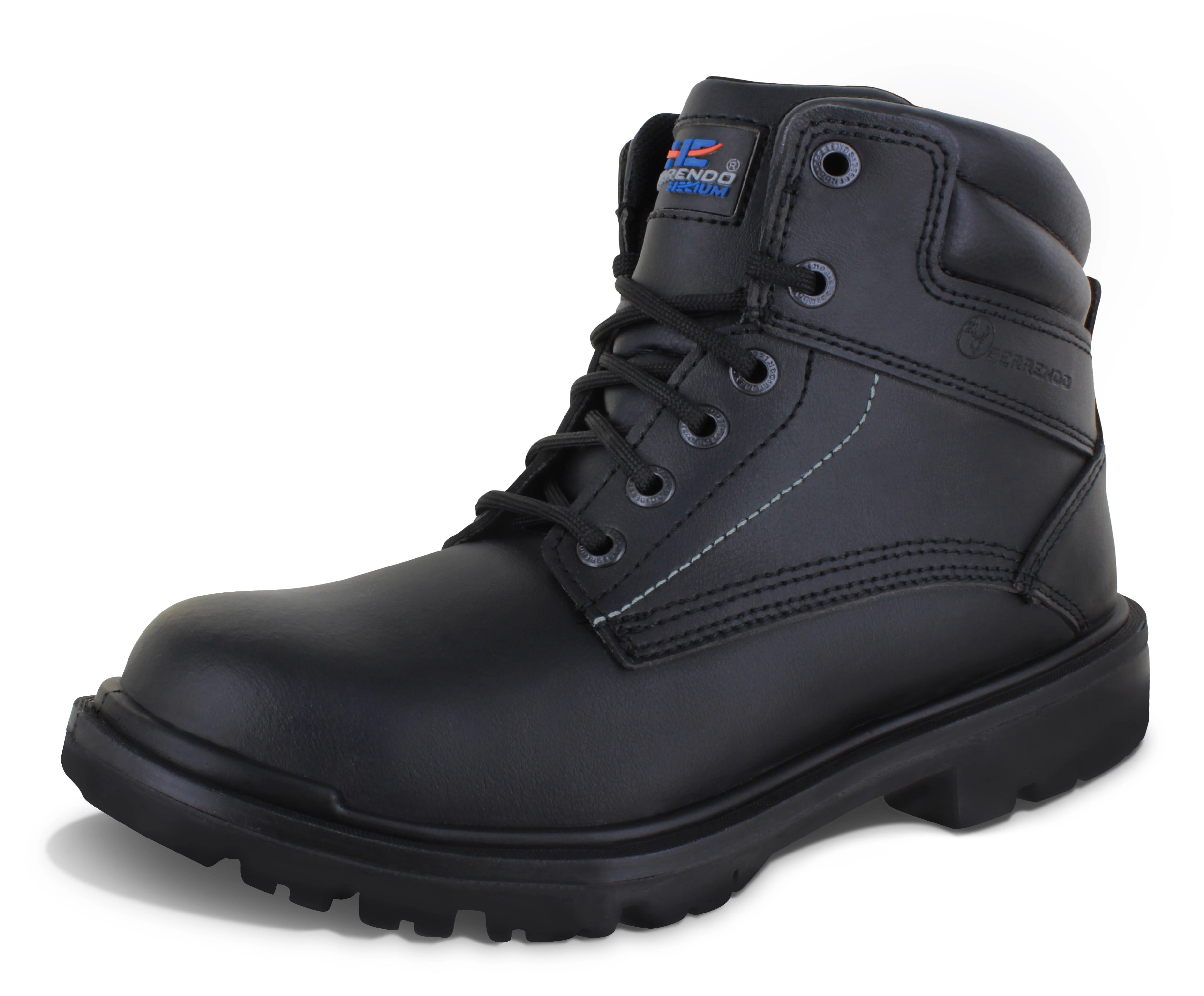 Berrendo Mens 6" Steel Toe Work Boots, ASTM F2413-18 EH Rated
