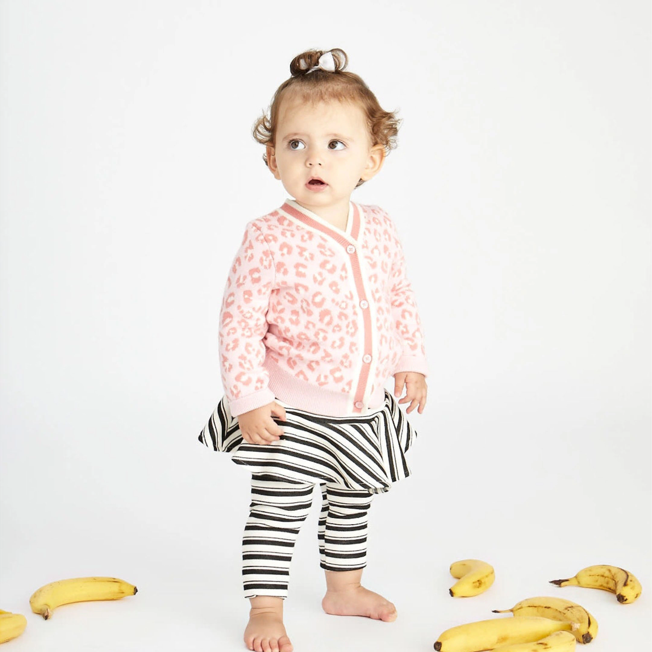 Rockets of Awesome Stripe 2-Fer Skirt For Baby Girl