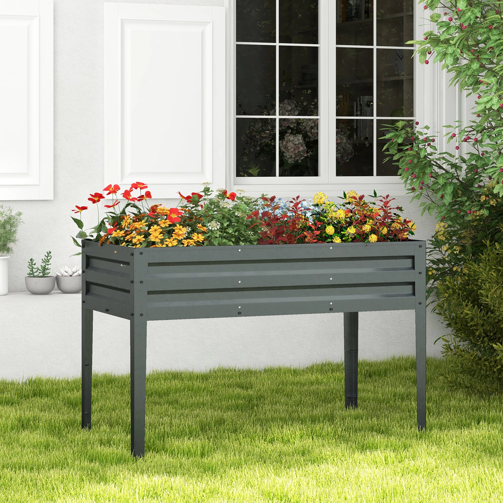 SUGIFT Woven PP Weed Barrier Landscape Fabric Roll for Garden Beds and Pathways 6.5 x 330-in Black