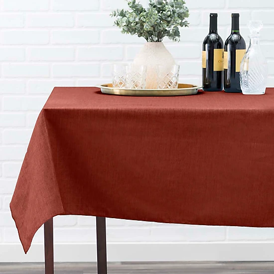 Ellis Lisa Solid Color Poly Cotton Durable Duck 16" Non Skid Chair Pad Adding Comfort Styling Dining Chairs 16"x16" Red