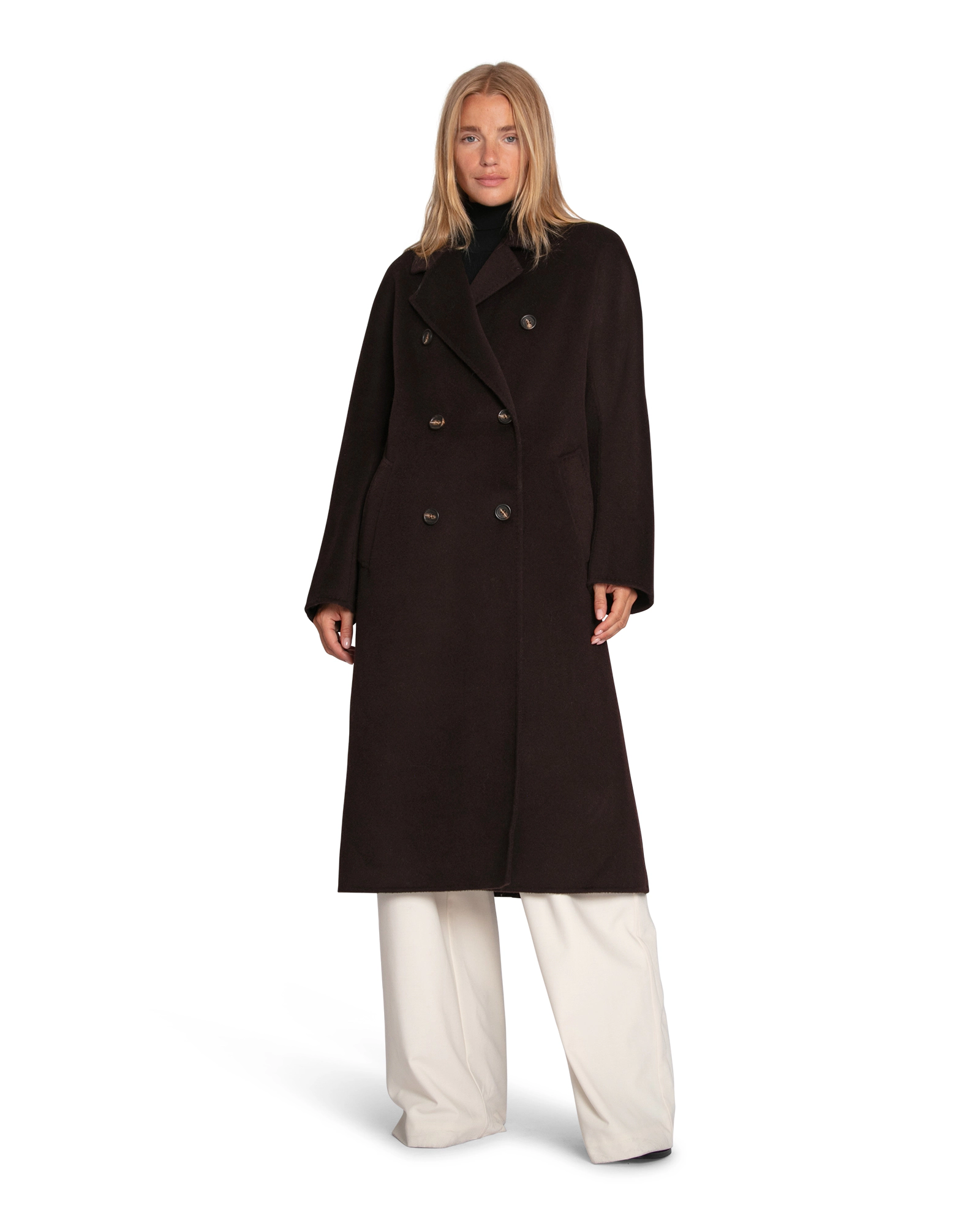 Belle & Bloom Womens Real Love Classic Double Breasted Coat