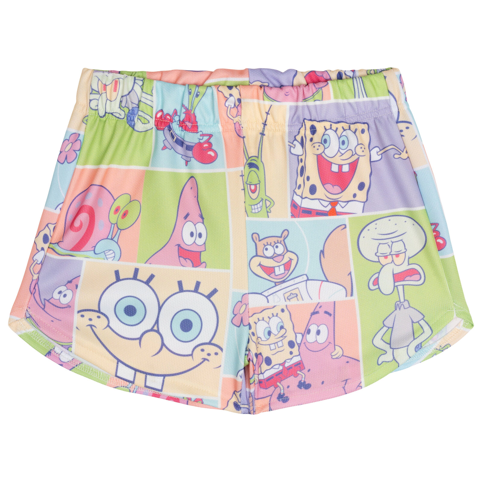 SpongeBob SquarePants Girls' Athletic 2-Piece Tank Top and Mesh Shorts Set