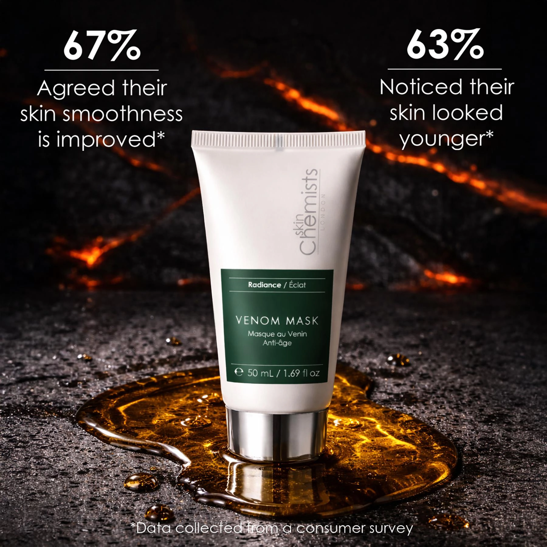 skinChemists Wrinkle Killer Venom Mask 50ml - Firming, Lifting, Smooths Fine Lines
